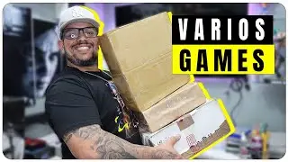 COMPREI VARIAS CAIXAS CHEIAS DE GAMES