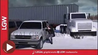 Truck Accident Recreation 3D Animation