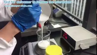 water based defoamer for microfoam