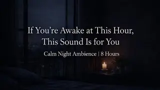 If You're Awake at This Hour, This Sound Is for You  Calm Night Ambience | 8 Hours
