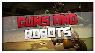 Guns and Robots Gameplay! New robot shooting game on Steam!