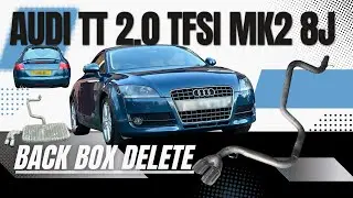 Audi TT 2.0 TFSI MK2 EA113 - Back Box Delete