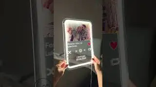 CustomMan Personalized Photo Music Plaque Neon Gift  #customman#couplegift #photogift