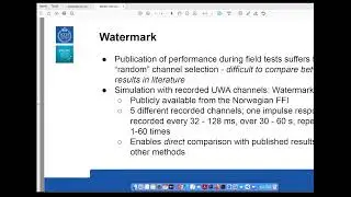 Improvements of Robust Acoustic Noncoherent Communication Viktor Lindstr&ouml;m