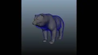 bear fur simulation