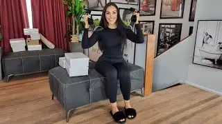 Ashley Unboxes Leopard Print 5 Inch High Heel Single Sole Shoes With Gold Buckle