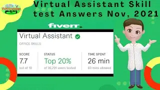 Fiverr Virtual Assistant Skill Test Answers 2021