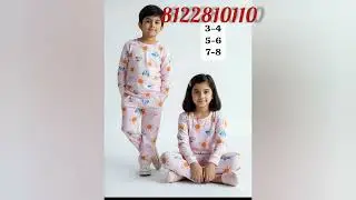 Super Soft | Cozy | Trendy✨ Price 270 #kidsnightsuit #kidswear #kidsfashion #kidsdress 