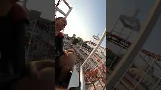 Luna Park Sunny Beach Roller Coaster CamRotation #Shorts