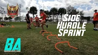 Flag Drillz w/ TRU Skillz - Side Hurdle Sprint