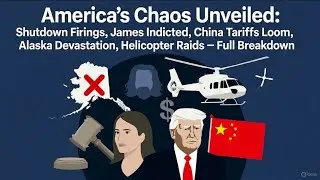 America's Chaos Unveiled: Shutdown Firings, James Indicted, China Tariffs Loom