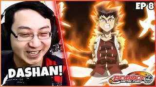 TEAM CHINA! DASHAN VS JOHANNES!🔥 | FIRST TIME WATCHING Beyblade Metal Fury Episode 8 Reaction