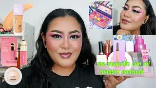 Maquillaje usando mi canasta mensual de diciembre 🎄look colorido para fechas navideñas🎄🥰
