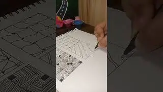 illusion art | day 4 of 10 days illusion art | easy illusion #penart #ytshorts #eaytomake #illusion✨