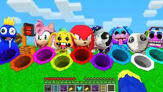 CHOOSE THE RIGHT ROUND PIT IN MINECRAFT