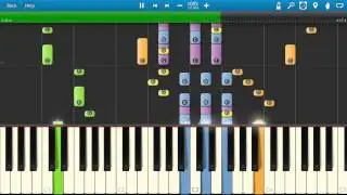 Pink Floyd - Wot's Uh The Deal Piano Tutorial - How to play - Synthesia Cover