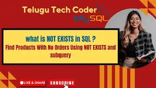 SQL Query: Find products that never were ordered Using NOT EXISTS (Step-by-Step)