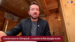 Cominciano le Olimpiadi&hellip; e subito la Rai sbaglia tutto