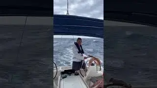 active sailing #sailinglife #sailing #boatlifestyle #ionianisland #sailboat # #waves