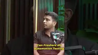 Freshers Automation Testing படிக்கலாமா ? | #Shorts