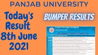 Pu Result June 2021#hcp_adda #pu