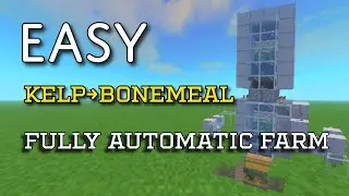EASIEST Fully Automatic Bonemeal Farm Tutorial 1.21 (No Mob Needed!)
