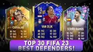 FIFA 23 - TOP 30 BEST DEFENDERS IN GAME! (Van Dijk, Maldini, Alaba)