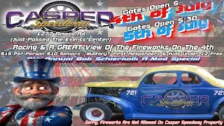 Casper Speedway 4th of July Rockin Burgers N Dogs Wyoming
