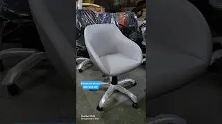 Alex Revolving Chair Grey Colour for Work from Home&Office Livingroom Chrome Base #officechair#chair