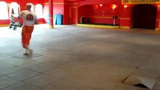 Cleveland Shaolin Kung Fu Academy hand form test for orange sash