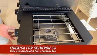 SideKick Side Burner for the GridIron 36! Finally A Griddle with a Powerful Side Burner! @campchef