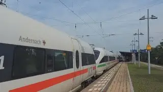 Zugverkehr in Hannover-Bismarckstraße am 8.8./9.8.2025 ICE-T Doppeltraktion, IC 2 Umleiter 