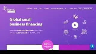 [ICO:LIVE] Debitum.Network - Платформа кредитов и финансирования
