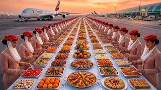 Dentro l'Incredibile Processo del Cibo in Aereo —Come Vengono Preparati Milioni di Pasti Ogni Giorno