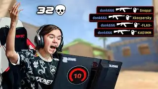Donk Destroyed Pro Players On FACEIT | 32 KILLS