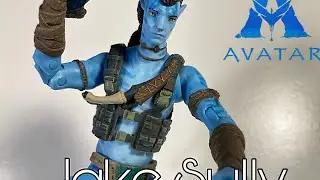 Avatar The Way Of Water Mcfarlane Jake Sully Reef Battle Review Toy Review