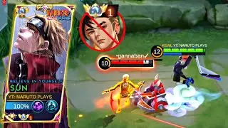 REASON WHY CHOU USERS HATE MY SUN BURST BUILD 🤫 SUN Build And Emblem Exp Lane 2023? | Mobile Legends