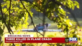 Officials: Three killed in plane crash in Macon Co.