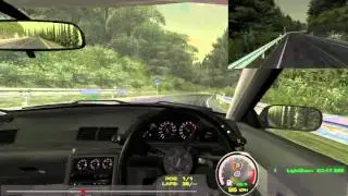 Rfactor - SP mod - R32 on Akina [Time attack]