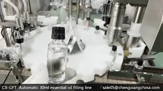30ML essential oil filling line/lavender oil bottle filling capping and labeling machine