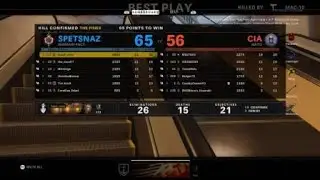 Black Ops Cold War kill confirmed mall at the pines