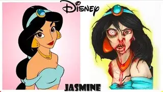 Disney Characters as Zombies
