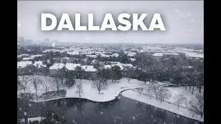 DALLASKA ❄️ Snowfall at The Village | Dallas, TX &mdash; January 25, 2026