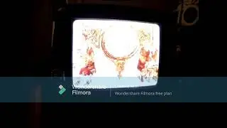 Bad tracking on a VHS tape