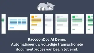 RaccoonDoc AI-documentverwerking Demo | Intelligent documentbeheer