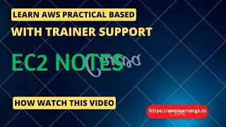 AWS SAA03 - EC2 Summary Notes - Start Learning with Trainer Support