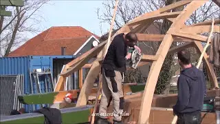 De Kap van Hennepmolen De Paauw in Nauerna.