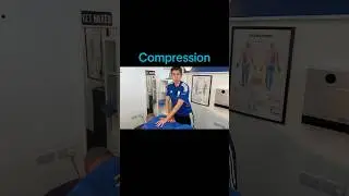 Compression technique to start a massage #sportsmassage
