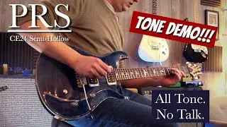PRS CE 24 Semi Hollow Tone Demo