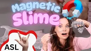 Emily's Science Lab - Space Slime - Magnetic Slime Experiment (ASL)